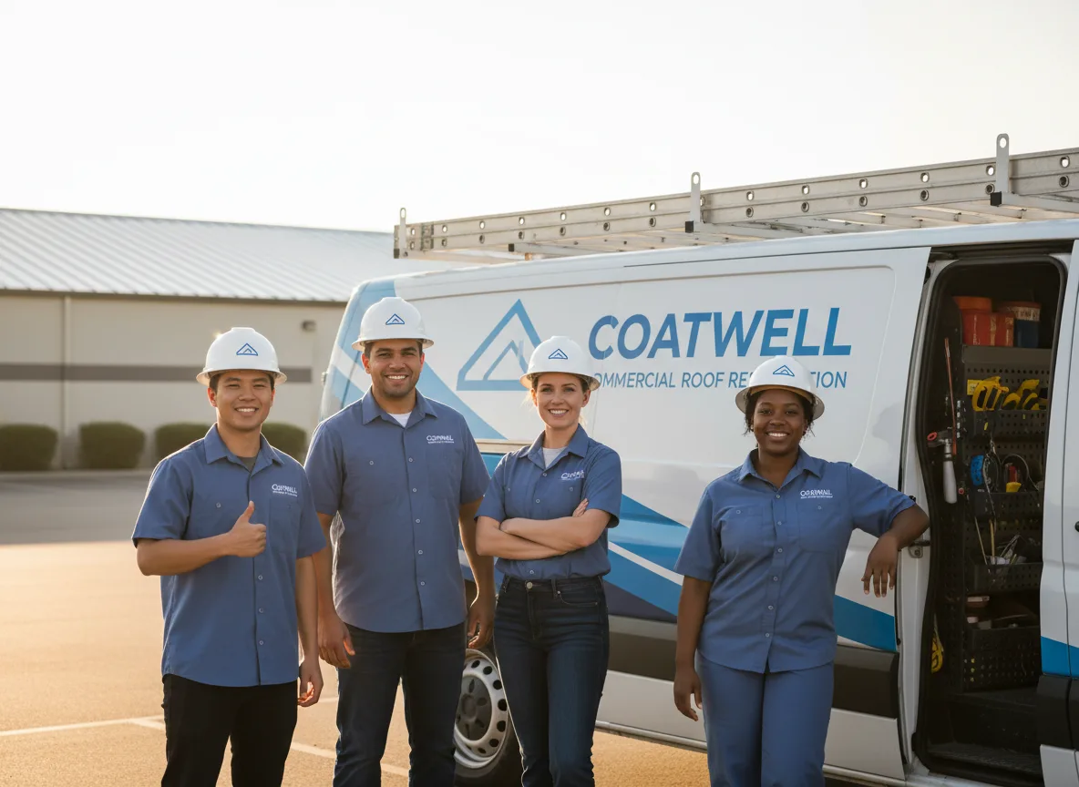 Commercial roof coating company in Gold Hill, OR
